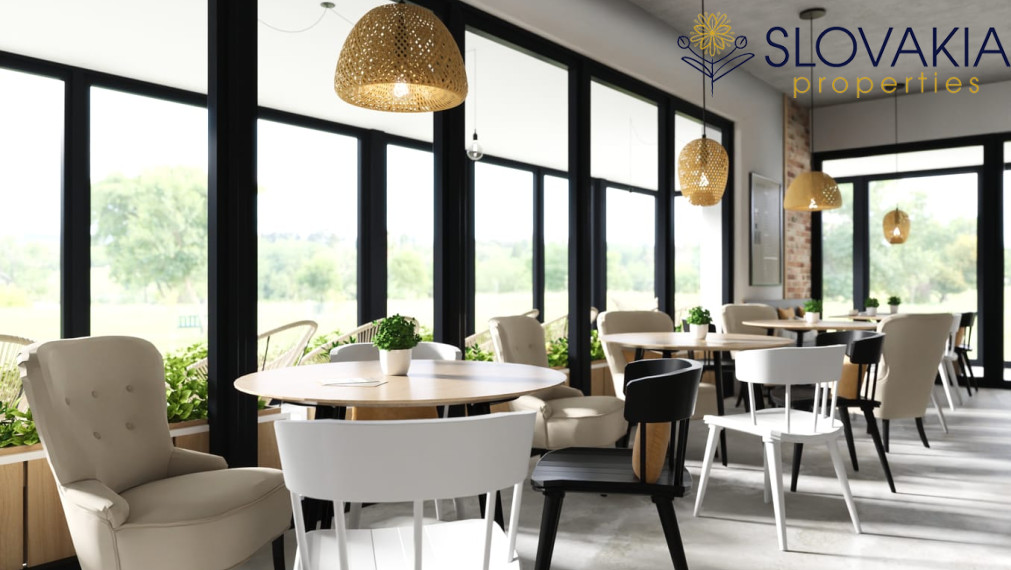 Novostavba dvojpodlažného domu - kaviareň aj bývanie